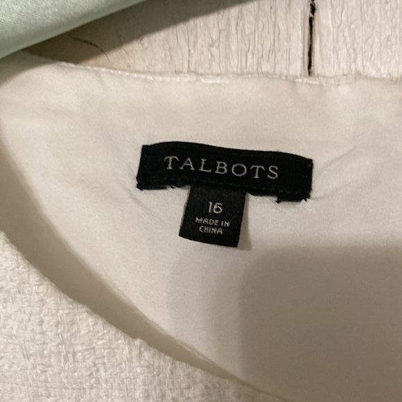 Talbots Textured Colourblock Sheath Dress size 16 Pre owned - Picture 6 of 6